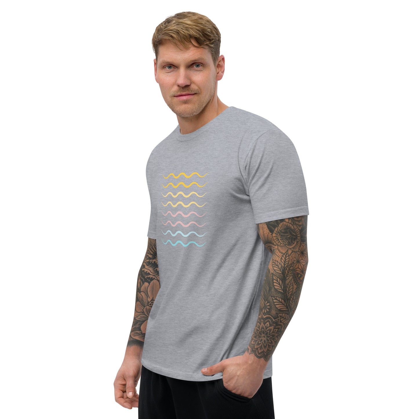 Wavy Short Sleeve T-shirt